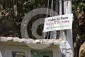 Of the cuca stone track in PetrÃ³polis