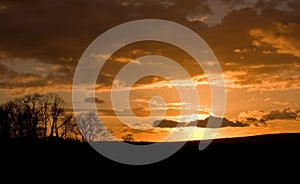 Cuckmere Valley sunset