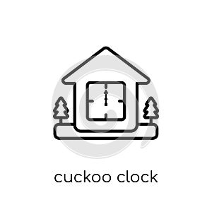 Cuckoo Clock icon from Christmas collection.