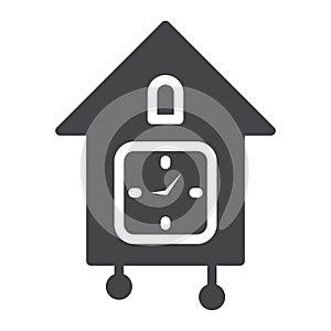 cuckoo clock icon. Vector illustration decorative design