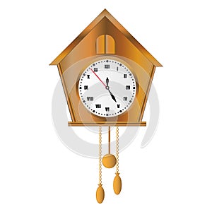 Cuckoo clock vector