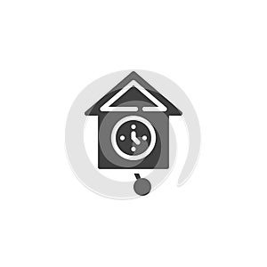 Cuckoo Clock vector icon