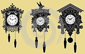 Cuckoo Clocks set photo