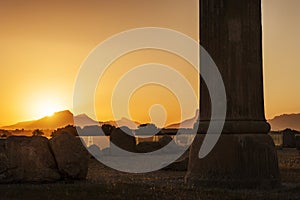 Cucoloris of Persepolis ruins,Shiraz Iran photo