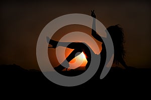 Cucoloris portrait of a girl