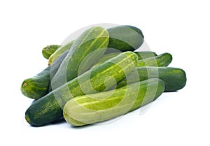 Cucumber isolate whit white background