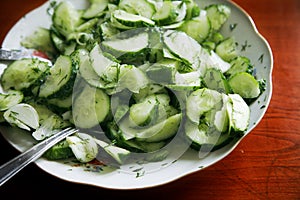 Cucumber salad