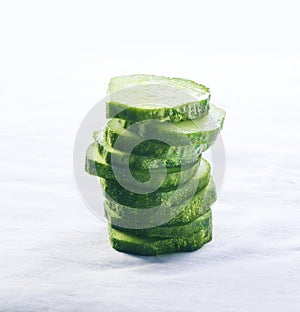 Cucumber slices