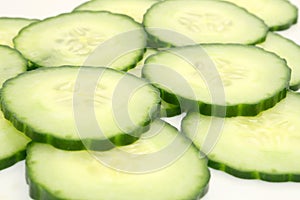 Cucumber slices