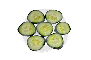 Cucumber Slices Pieces
