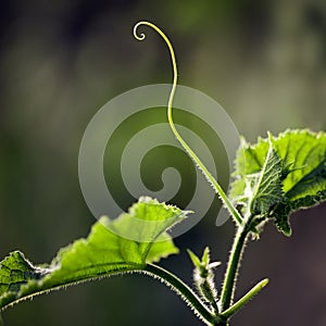 Cucumber vine