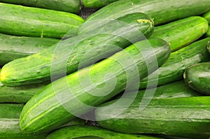 Cucumbers in Baskets photo