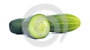 Cucumbers isolate on white background