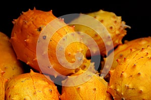 Cucumis metuliferus, Horned melon, Kiwano