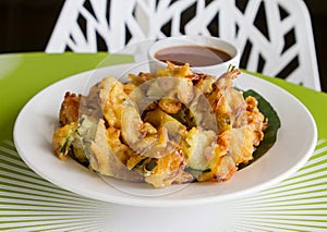Cucur Udang Prawn Fritters photo