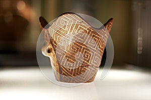 Cucuteni culture ancient handmade ceramic photo