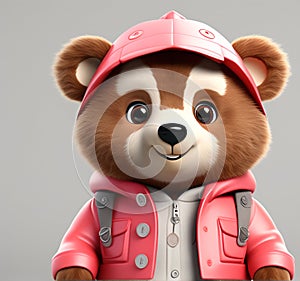 Cuddly Bear Wonderland: 3D Rendering Delight