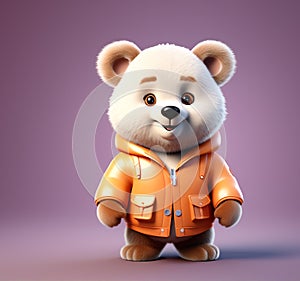 Cuddly Bear Wonderland: 3D Rendering Delight