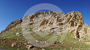 Cudi Gabar mountains Kasrik Pass and botan river between Cizre and Sirnak in South East Region of Turkey