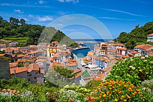 Cudillero village in Asturias Spain