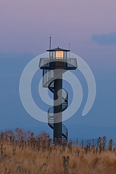Cuellar firetower lighthouse in spain