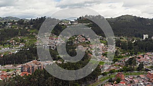 Cuenca, Ecuador, aerial view frome drone