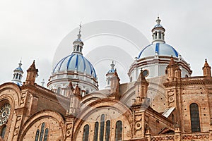 Cuenca, Ecuador, view of the cathedral