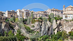 Cuenca - Houses on the very brink of cliff