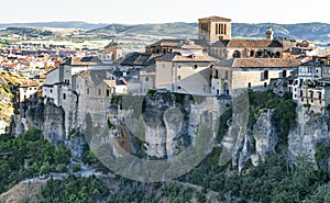 Cuenca Spain, casas colgadas