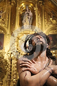 Bust of Jesus Christ in the main sacristy of the Cathedral of Cuenca