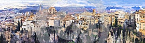 Cuenca - town on rocks, Spain photo