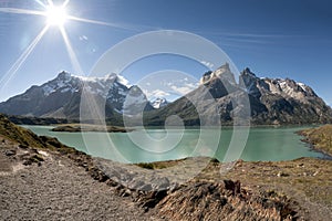 Cuernos del Paine in Torres Del Paine National Park
