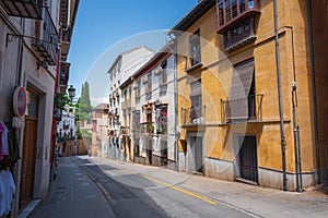 Cuesta de Gomerez Street - Granada, Andalusia, Spain