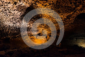 Cueva de los verdes cave Lanzarote Spain photo