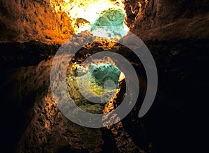 Cueva de Los Verdes in Lanzarote photo