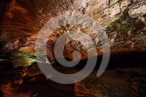 Stone pattern Cueva de los verdes Lanzarote photo
