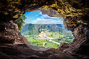 Cueva Ventana natural cave in Puerto Rico photo