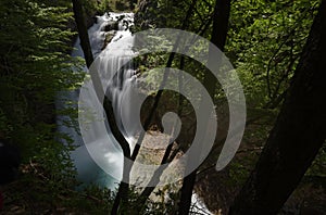 The Cueva waterfall in Ordesa.