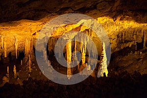 Cuevas del Drach on Majorca Island, Spain . photo