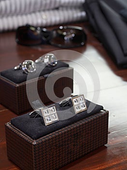 Cufflinks display photo