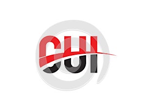 CUI Letter Initial Logo Design Vector Illustration photo