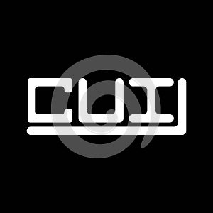 CUI letter logo creative design with vector graphic, CUI photo