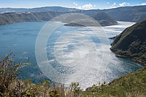 Cuicocha crater lake, Reserve Cotacachi-Cayapas, Ecuador