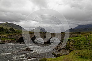 Cuillin Hills and River Sligachan - Isle of Skye, Scotland