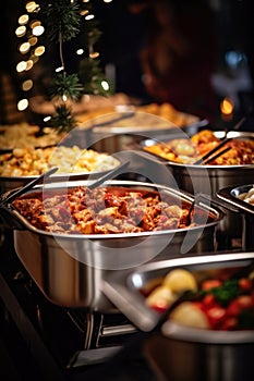 Cuisine Culinary Buffet Dinner Catering Dining Food Celebration Party, Catering food Concept