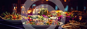 Cuisine Culinary Buffet Dinner Catering Dining Food Celebration Party, Catering food Concept