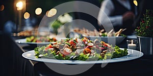 Cuisine Culinary Buffet Dinner Catering Dining Food Celebration Party, Catering food Concept