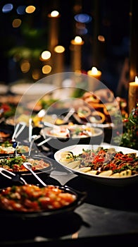 Cuisine Culinary Buffet Dinner Catering Dining Food Celebration Party, Catering food Concept