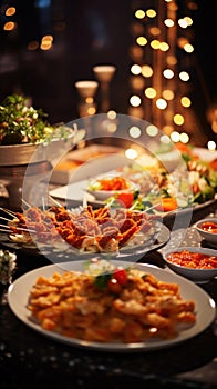 Cuisine Culinary Buffet Dinner Catering Dining Food Celebration Party, Catering food Concept