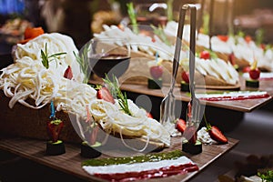 Cuisine Culinary Buffet Dinner Catering Dining Food Celebration Party Concept.